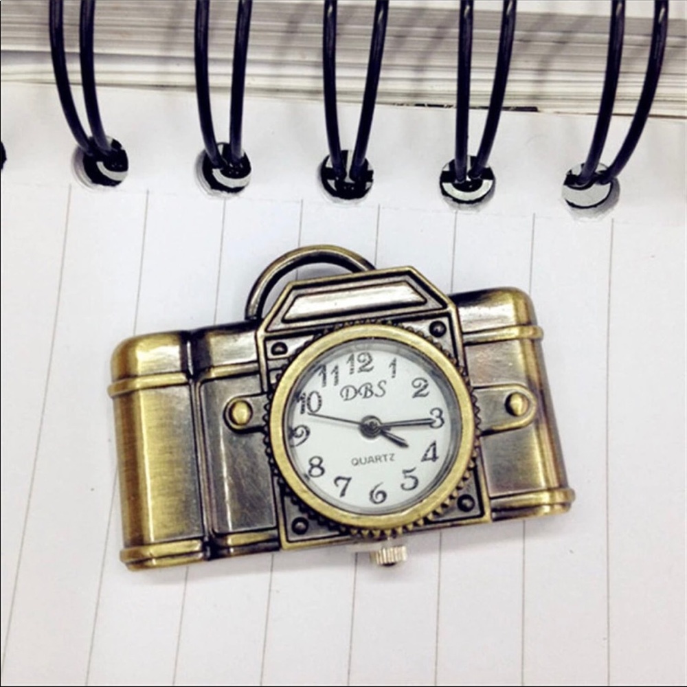 Brand New Camera Watch Pendant Necklace - Picture 3 of 8